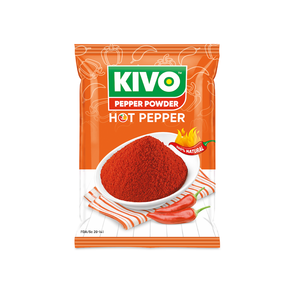 KIVO HOT PEPPER POWDER