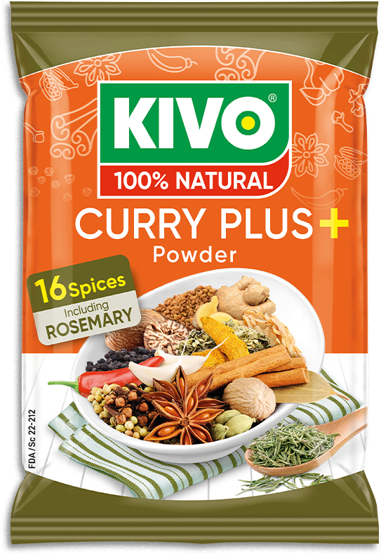 KIVO 100% NATURAL CURRY PLUS